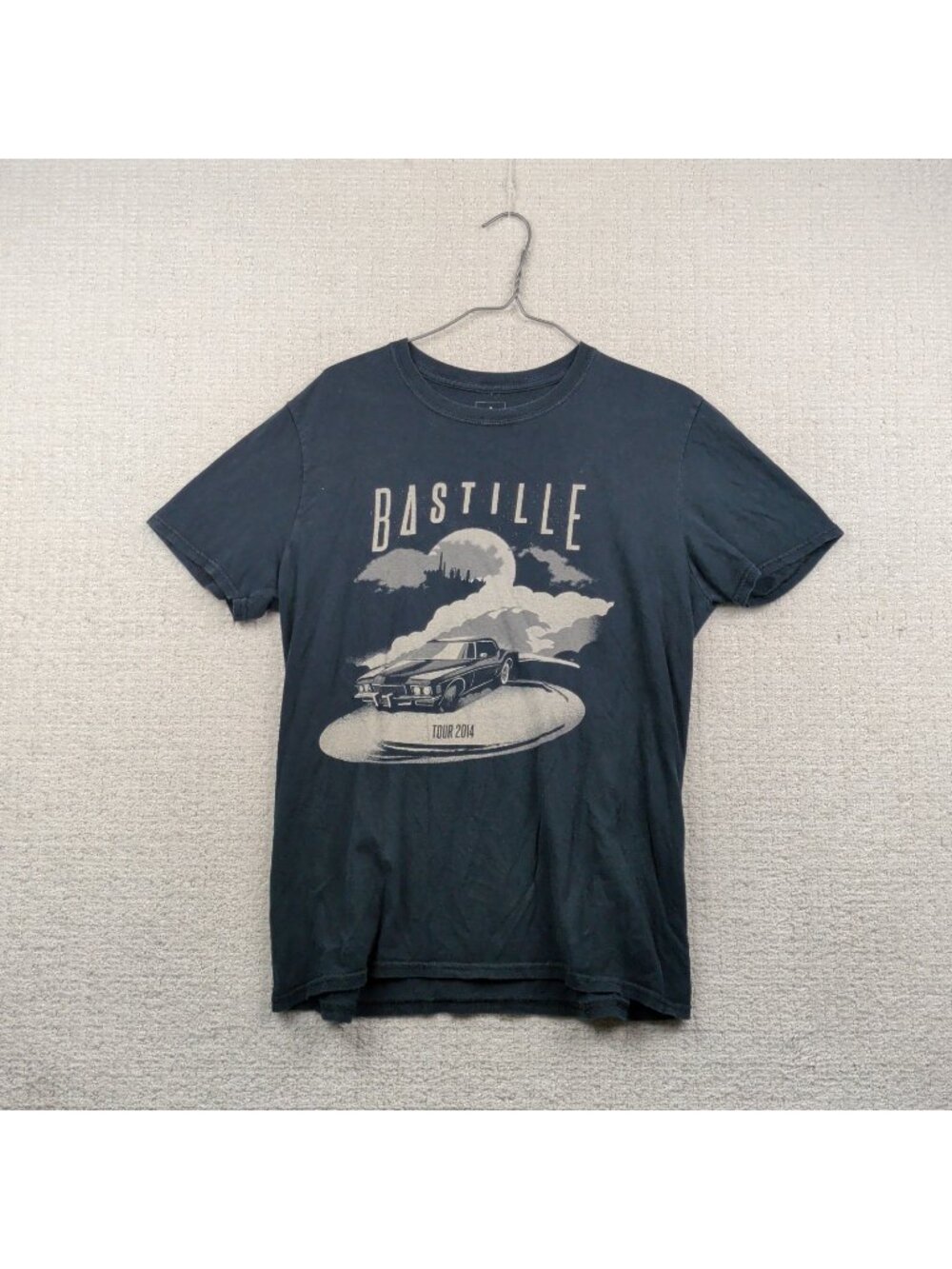 Bastille Bad Blood The Last Stand Tour 2014 Shirt Black Indie Pop Band Tee Sz M